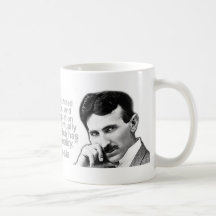 Nikola Tesla zitierte Klugheits-Kaffee-Tassen