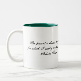 Nikola Tesla Zweifarbige Tasse