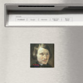 Nikolai Gogol Portrait and Signature Magnet (In Situ (Geschirrspüler))