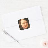 Nikolai Gogol Portrait Square Sticker (Umschlag)
