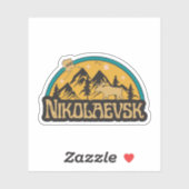 Nikolajewitsch, Alaska-Aufkleber Aufkleber (Blatt)