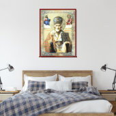 Nikolaos von Myra Leinwanddruck (Insitu (Schlafzimmer))