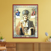 Nikolaos von Myra Leinwanddruck (Insitu (Wohnzimmer))
