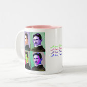 NikolaTesla Zweifarbige Tasse (Vorderseite Links)