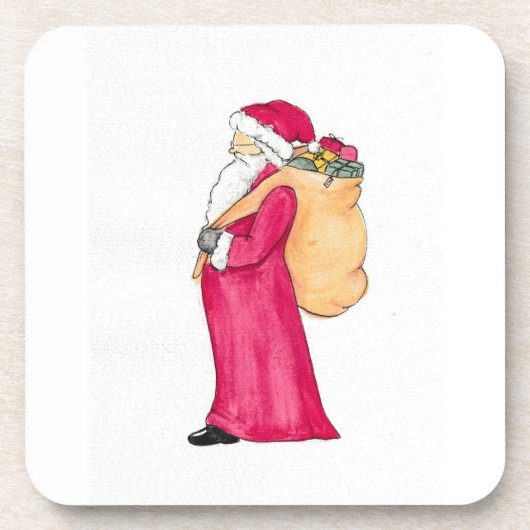 Nikolaus Getränkeuntersetzer (Vorderseite)