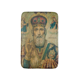 Nikolaus-Ikone Badematte