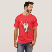 Nikolaus Illustration T-Shirt (Vorne ganz)