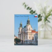 Nikolaus Kirche in der Altstadt von Prag Postkarte (Stehend Vorderseite)