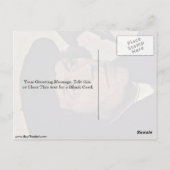 Nikolaus Kratzer von Hans Holbein die Jüngsten Postkarte (Rückseite)