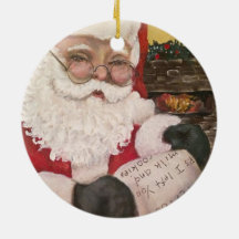 Nikolaus-Liste 2-seitiger Anhänger