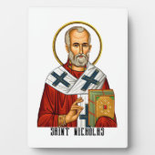 Nikolaus-Orthodoxe Heilige Ikone Fotoplatte (Vorderseite)