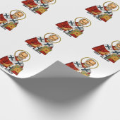 Nikolaus-Orthodoxe Heilige Ikone Geschenkpapier (Ecke)