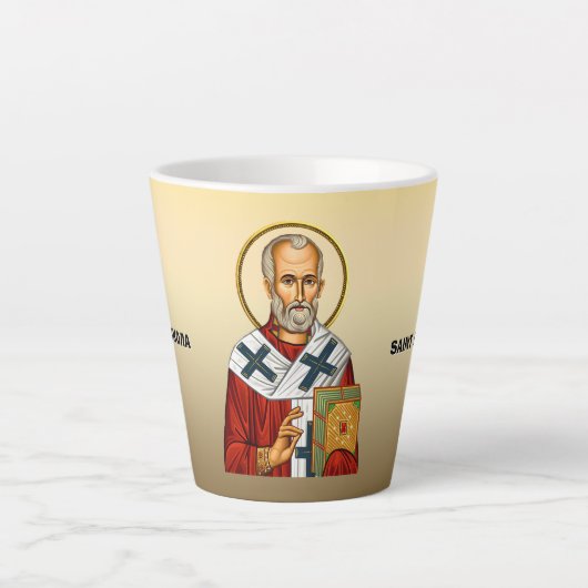 Nikolaus-Orthodoxe Heilige Ikone Milchtasse (Vorderseite)