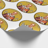 Nikolaus-Orthodoxe Ikone 01 Geschenkpapier (Ecke)