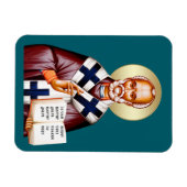 Nikolaus-Orthodoxe Ikone 07 Magnet (Horizontal)