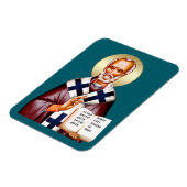 Nikolaus-Orthodoxe Ikone 07 Magnet (Linke Seite)