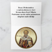 Nikolaus-Orthodoxe Ikone 10 Karte (Innenseite)