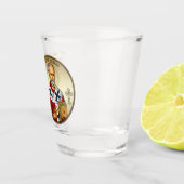 Nikolaus-Schlüsselanhänger 4 Schnapsglas (Rechts)