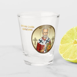 Nikolaus-Schlüsselanhänger 4 Schnapsglas