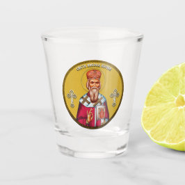 Nikolaus-Schlüsselanhänger Schnapsglas
