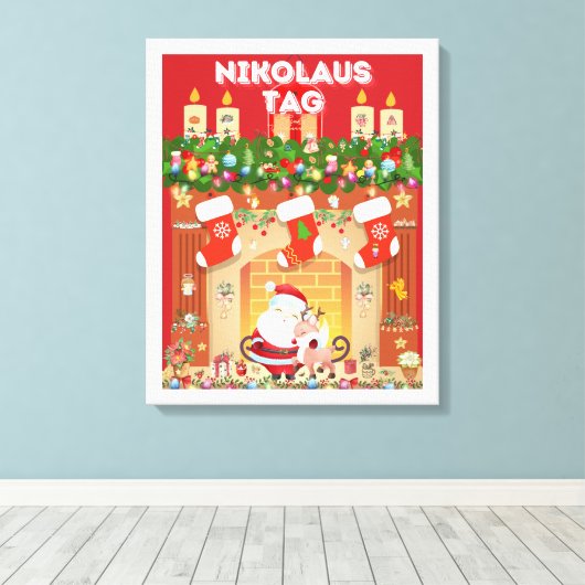 Nikolaus Tag Leinwanddruck (Insitu (Holzboden))