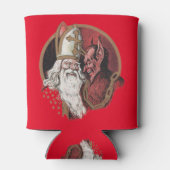Nikolaus und Krampus Dosenkühler (Rückseite)
