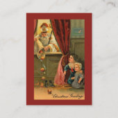 Nikolaus von Myra Bischof Heilige Karten (Vorderseite)