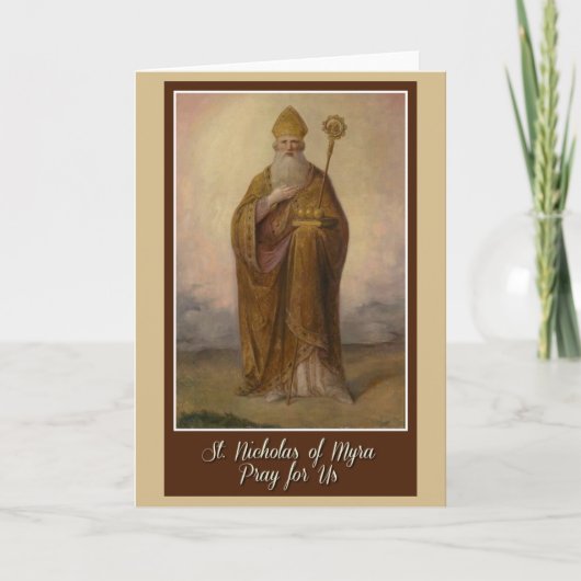 Nikolaus von Myra Bischofspriester Weihnachten (Vorderseite)