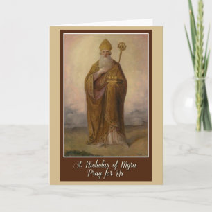 Nikolaus von Myra Bischofspriester Weihnachten