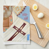 Nikolaus von Myra Geschirrtuch (Viertel Falte)