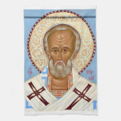 Nikolaus von Myra Geschirrtuch (Vertikal)