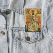 Nikolaus von Myra Orthodox-Symbol Button (Insitu)