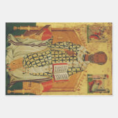 Nikolaus von Myra Orthodox-Symbol Geschenkpapier Set (Vorderseite 3)
