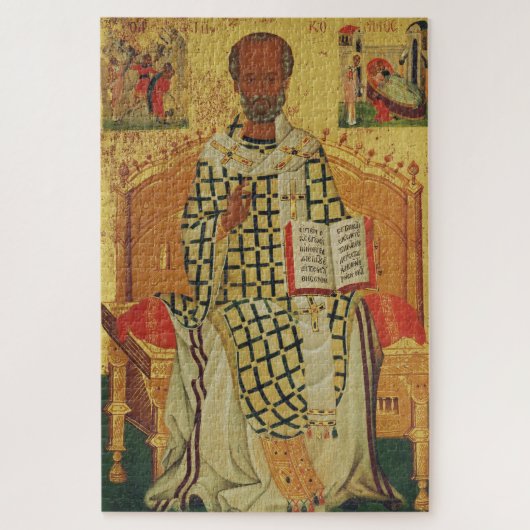 Nikolaus von Myra Orthodox-Symbol Puzzle (Vertikal)