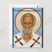 Nikolaus von Myra Postkarte (Vorne/Hinten)