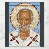 Nikolaus von Myra Weinetikett (Einzelnes Label)