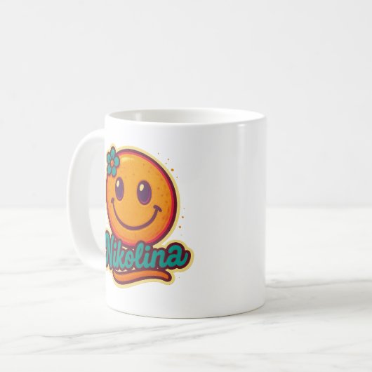 Nikolina Emoticon # 1 Kaffeetasse (Vorderseite Links)