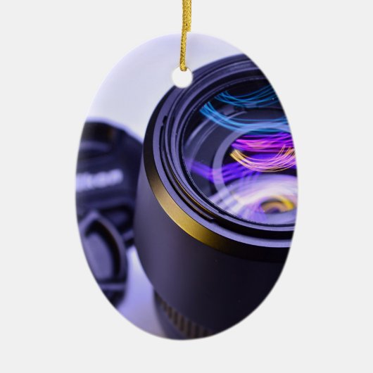 Nikon Fotografie-Kamera Keramik Ornament (Vorne)