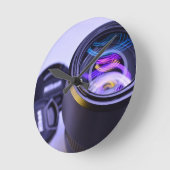 Nikon Fotokamera Runde Wanduhr (Winkel)