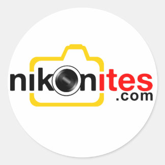 Nikonites.com Runder Aufkleber