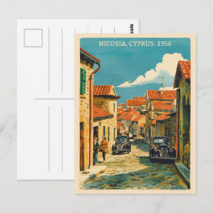 Nikosia, Hauptstadt von Zypern Vintage-Souvenir-Ge Postkarte
