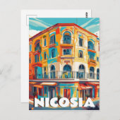Nikosia, Hauptstadt Zypern Postkarte (Vorne/Hinten)