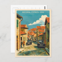 Nikosia, Hauptstadt Zypern Vintage Souvenirgeschen