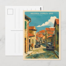 Nikosia, Hauptstadt Zypern Vintage Souvenirgeschen