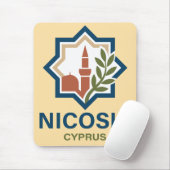 Nikosia Zypern Mittelmeer Mousepad (Mit Mouse)