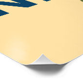 Nikosia Zypern Mittelmeer Poster (Ecke)