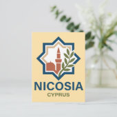 Nikosia Zypern Mittelmeer Postkarte (Stehend Vorderseite)