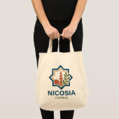 Nikosia Zypern Mittelmeer Tragetasche (Vorderseite (Produkt))
