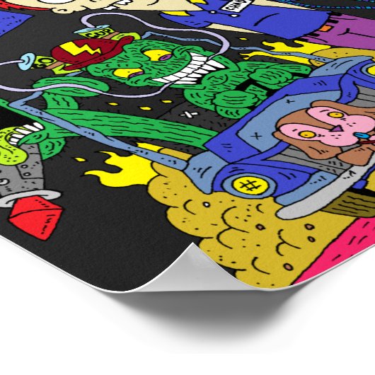 Nik's PLA Poster (grauer Hintergrund) (Ecke)