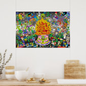 Nik's PLA Poster (grauer Hintergrund) (Küche)